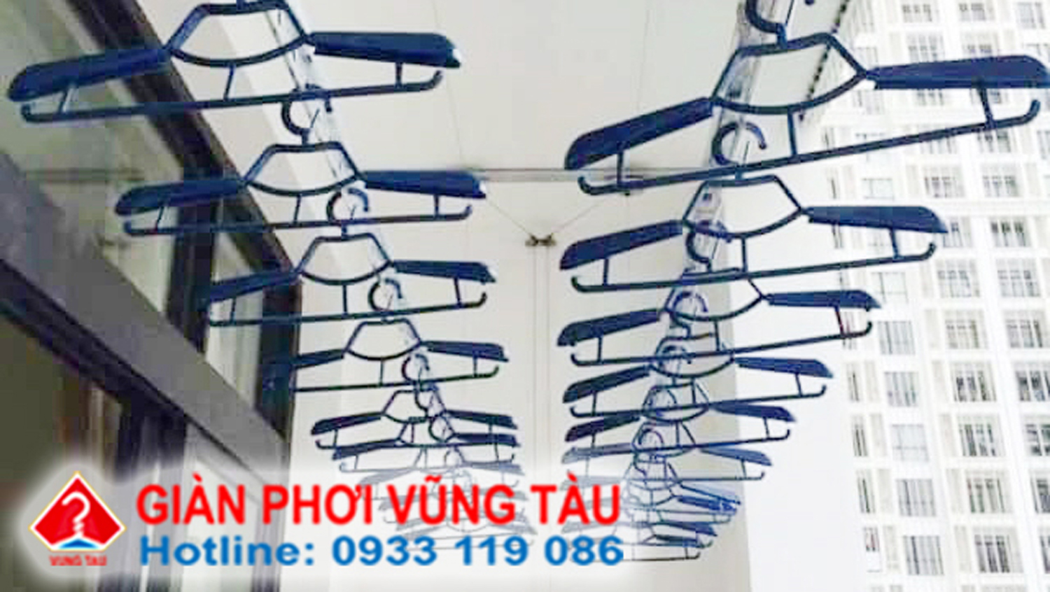 Lắp đặt giàn phơi Chung Cư Nguyễn Kim (Saigonres Tower) Vũng Tàu